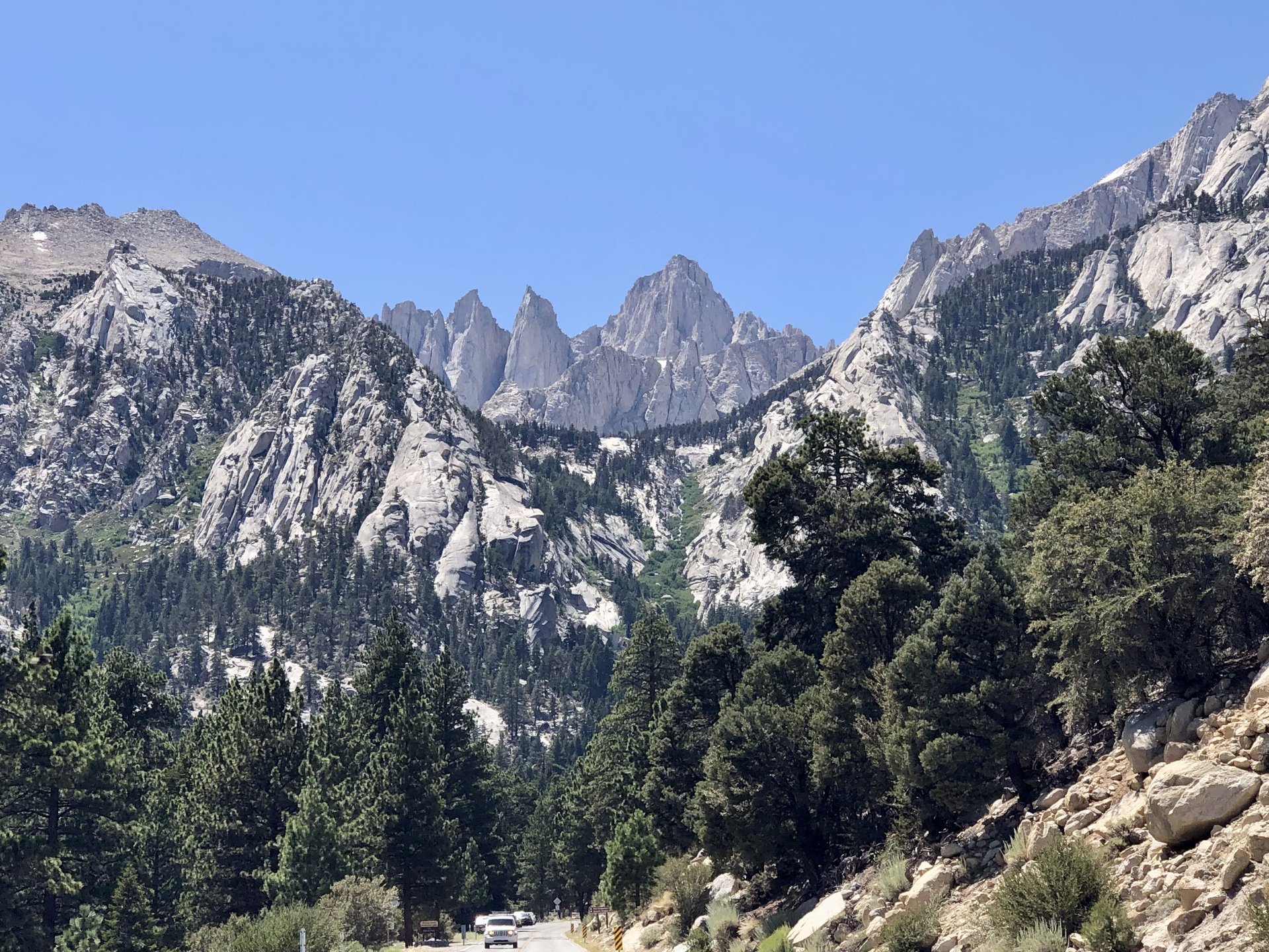 Mt Whitney in late spring