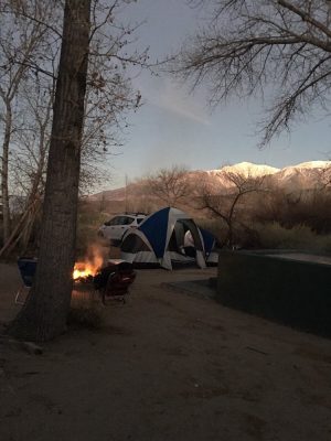 Benton Hot Springs campsite