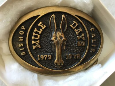 image: mule days buckle from 1979