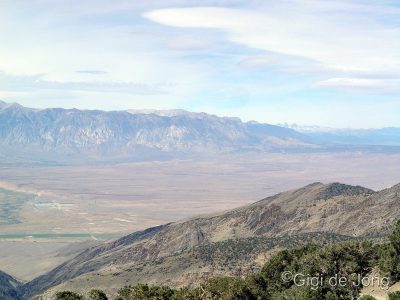 Looking down from the top of Silver Canyon