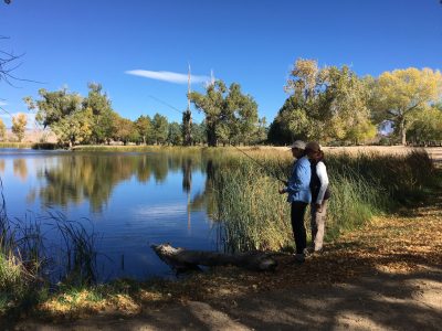 photo of casting practice on the water at Millpond