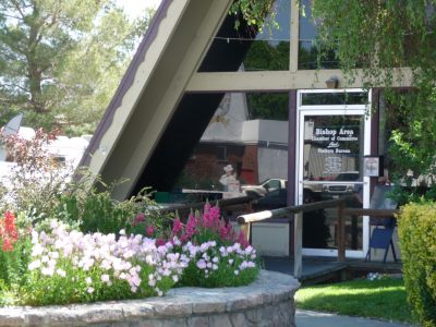 image of the front of the Bishop Visitor Center