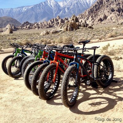 Fatbikes. Alabama Hills.