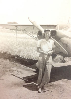 Training Pilot Bishop Airport Historic Photo
