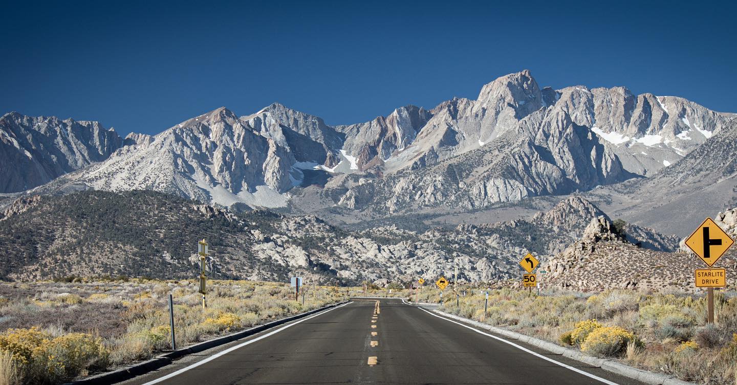 View from the road to Bishop Creek Canyon