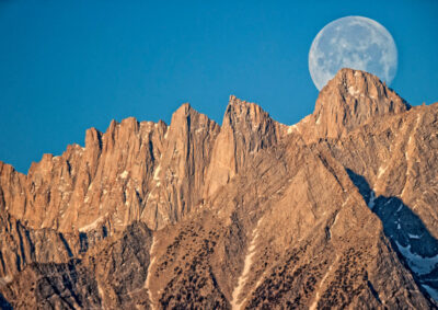 Supermoon over Mt. Whitney. Mike Shaw
