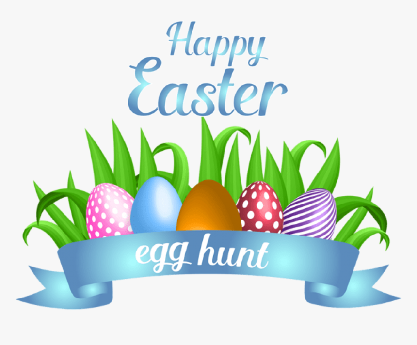 Happy Easter" text above colorful eggs and grass with "egg hunt" on a blue ribbon below, capturing the vibrant spirit of Bishop, California in the heart of the Eastern Sierra. visit bishop