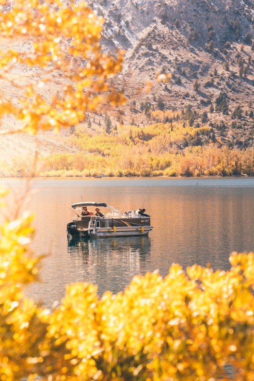 Boating at Convict Lake