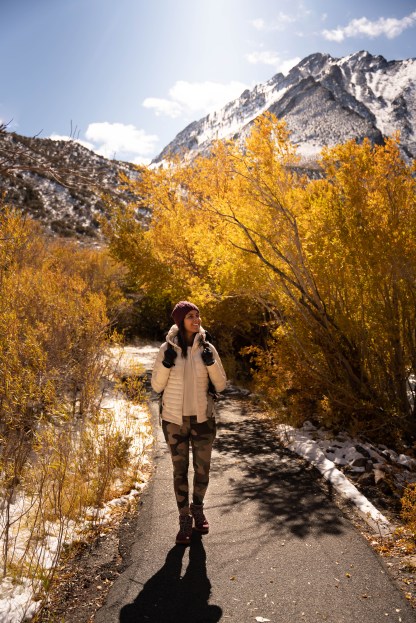 Hiking at Convict Lake