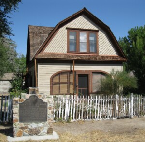 Noted Author Mary Austin’s Home. Photo Courtesy of Eastern California Museum.