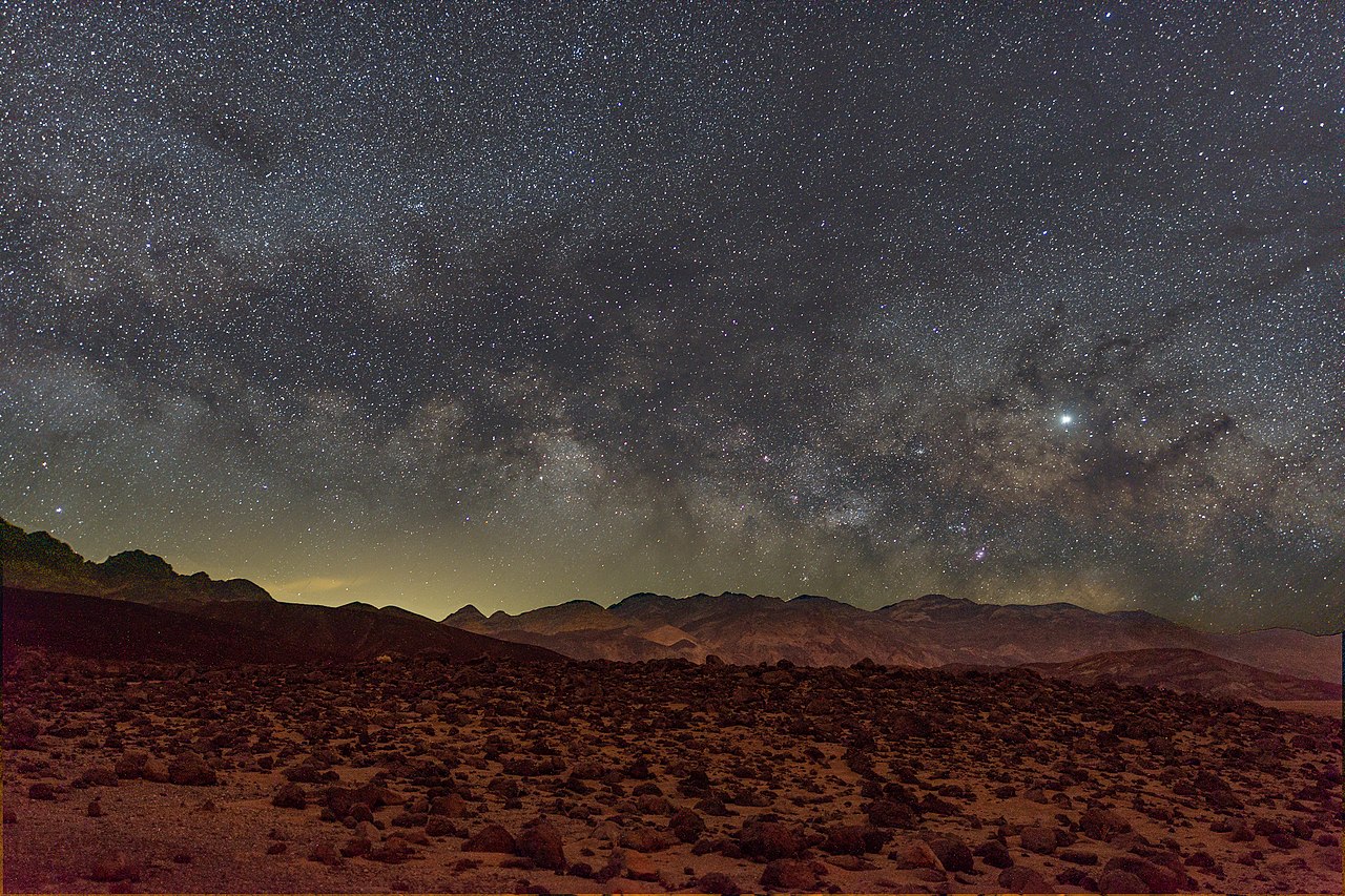 Night sky in Death Valley