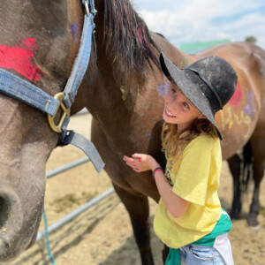 Painted Horse with Kid